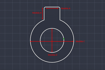 Centrador cañon externo PERSONALIZADO