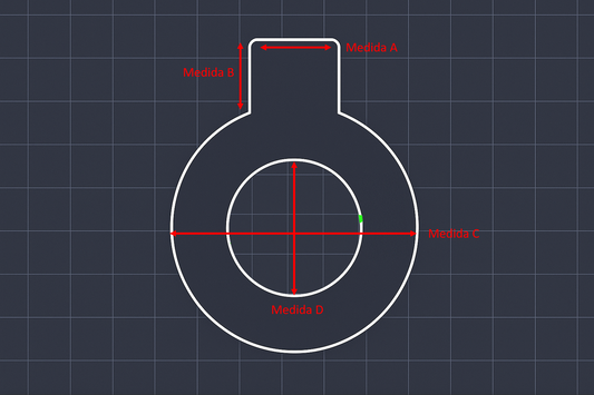 Centrador cañon externo PERSONALIZADO
